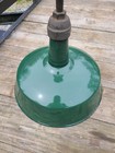 Vintage Gas Station Porcelain Barn Light Industrial Silv-a-king 18  Light Green