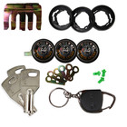Solex 3 Door Anti Theft Round Key Hi-tech Security Locks  universal 