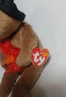 Ty Beanie Babies Plymouth Bear Plush W  Black Pilgrim Hat   Red Turkey 2005