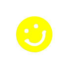 Lot Of 20 Tanning Bed Body Stickers Yellow Smiley Face Tattoo