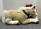Breyer Ginger Snap Horse 18  Plush 2003 Holiday With Santa Hat Scarf