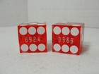 Treasure Island Casino Las Vegas Dice Translucent Red Used At Tables