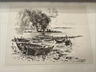 Third Reich Soviet Destroyer Burns Hdk Munchen Art Print 1941 Ww2 Wwii German