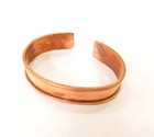Raw Copper Bracelet Blanks Real Copper Cuff Blanks Adjustable Blank 15mm 8198