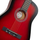 38-inch Beginner Acoustic Guitar  red   Starter Kit With Gig Bag  Extra Strings 