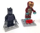 Lego Marvel Super Heroes Lot Of 4-iron Man  Thor  Captain America  Black Panther