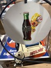 Serve Coca Cola At Home Sign Cone Grocery Store  Aisle Sign With Sprite Boy