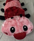 Dan Dee 32  Caterpillar Plush Red Pink Valentines Love Bug Stuffed Animal 