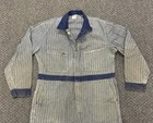Vintage 1950s Lee Coveralls Union-alls Hbt Denim Union Made Usa Sz 44 Regular