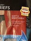 Hanes Mens Mid-rise Brief Underwear Pack Comfort Flex 6-pack Assorted Size M