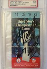Signed Joe Namath  16-7 Jets  1969 Super Bowl Iii The Guarantee Ticket Blue Psa