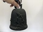 Y3077 Bell Iron Musical Instrument Music Celestial Maiden Antique Vintage Japan
