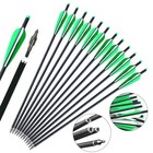12pcs 20 Inch Carbon Arrows Crossbow Bolts For Crossbow Hunting Archery Quiver