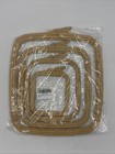 Nurge Square Embroidery Hoop - Plastic Cross Stitch Frame For Needlepoint Set 4