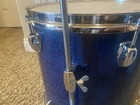 Mij Mahogany 14x14    Blue Sparkle Tom