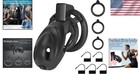 Comfort-focused Resin Chastity Cage For Men - Hypoallergenic   Easy To Clean