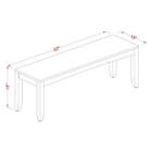 6  Pc  Dining  Room  Set  With  Bench-table  With  Leaf  And  4  Kitchen    