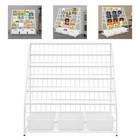 Bookshelves W  Storage Boxes  book Display Rack kids Bookcase With Storage White