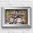 Ketih Moon 8x12in Poster  Keith Moon The Who Pop Artwork Free Shipping Us