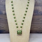 Indian Bollywood Style Long Jewelry Reversible Necklace And Earring Set