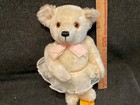 Steiff Baby Ophelia U s  Special  0225 27 Genuine White Mohair With Brass Button