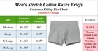 Men   s 12-pack Assorted Seamless Cotton Stretch Boxer Briefs
