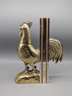 Vintage Brass Williamsburg Virginia Metalcrafters Rooster Doorstop 1999