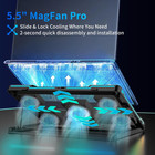 Laptop Cooling Pad  Laptop Cooler Stand With 5 5  Movable Fan Easy To Clean  10 