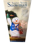 Gemmy Snowflake Spinning Snowwoman Rare Variant Working 2004