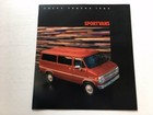 1985 Chevrolet Sportvan Van Chevy 12-page Vintage Car Sales Brochure Catalog