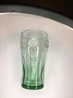 Vintage Pale Green Coca-cola 16oz 6 tall  Tapered Glasses Indiana Glass
