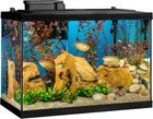 Aquarium  20 Gallon  Complete Tropical Fish Tank Kit With Led Lighting And Decor