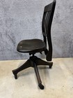 Antique Milwaukee Chair Industrial Mechanical Desk Office Swivel Wood Cast Iron