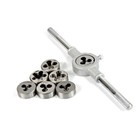 8pcs Round Die Stock Handle Wrench Set M3-m12 Metric Threading Dies 25mm  1  