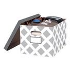 Bankers Box 3-count Decorative  Letter legal File Box  Grey 