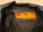 Men   s Coverall Size 38 Long Sleeve Poly-cotton Workwear Zipper Made In Usa  Grey