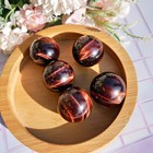 5pcs Red Tiger Eye Sphere Set Natural Crystal Ball 1 2  Polished Stone Lot Decor