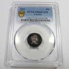 1967 Pcgs Pr64 Cam Cameo - Canada Toned Silver Ten Cent 10c Coin  59726a