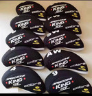 10pcs Golf Iron Headcovers For Cobra King Club Head Covers Caps 4-9 Pasl w Black