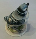 Vintage Bisque Porcelain Boehm Blue Jay  where s Ma  Figurine  Made In Usa
