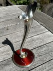 Sterling Silver Enamel Vase Tostrup  Norway Norwegian Vintage Estate
