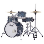 Pearl Roadshow 4-pc Complete Drum Set W 18  Kick   Cymbals - Aqua Blue Glitter