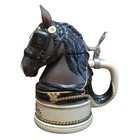 Budweiser Clydesdale Stein Horse Head King-a Regal Spirit 1995 9  Tall