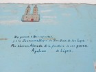 Large Vintage Tin Mexican Religious Ex Voto Retablo Catholic Christian Folk Art