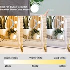 Lighted Makeup Mirror Hollywood Mirror Vanity Mirror With Lights  Touch Contr   