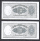 Italy 1000 Lire 1961   P-88d   One Note Of Two Consective Choice About Unc Notes