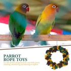 Bird Cage Toys Bird Rope Perch Hanging Chew Toys Bird Ladders Parrot Bite Toy