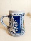 Vintage Berchtesgaden Stoneware Pottery Beer Stein Germany Rare