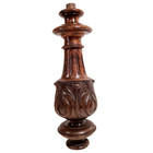Acanthus Leaf Wood Carving Column 13 03 In Antique French Architectural Salvage