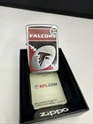 Zippo Nfl Atlanta Falcons Football Logo On Street Chrome Lighter - 46436 - New
